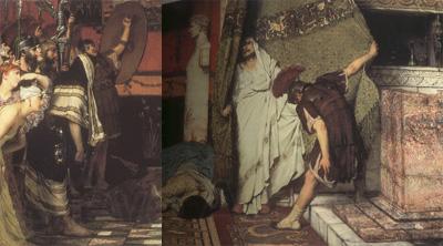 Alma-Tadema, Sir Lawrence A Roman Emperor AD 41 (mk23) Norge oil painting art